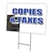 Signmission Copies & Faxes Yard Sign & Stake outdoor plastic coroplast window, C-1216-DS-Copies & Faxes C-1216-DS-Copies & Faxes - alternate 1